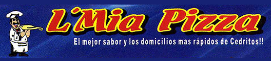 L'Mia Pizza. Domicilio pizzas, pizzería en Cedritos Bogotá. Lasagna, Picadas, Mazorca, Salchipapa, Especiales, Hamburguesas, Perro Caliente. Comidas rápidas.