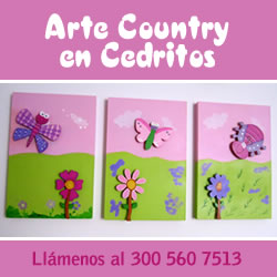 Arte country en Cedritos.  Celular 300 5607513