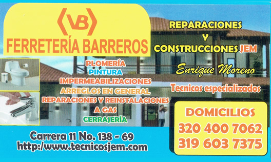 Técnicos Especializados JEM. Arreglos, reparaciones, plomería, pintura, cerrajería Bogotá.  Reparación neveras, lavadoras, secadoras, gasodomésticos, estufas, técnicos.