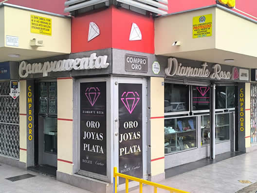 Diamante Rosa. Almacén de compra venta, compraventa de oro, joyas, plata en Cedritos, norte Bogotá. Cartier, Rolex, relojes, joyería, préstamos dólares, piedras preciosas.