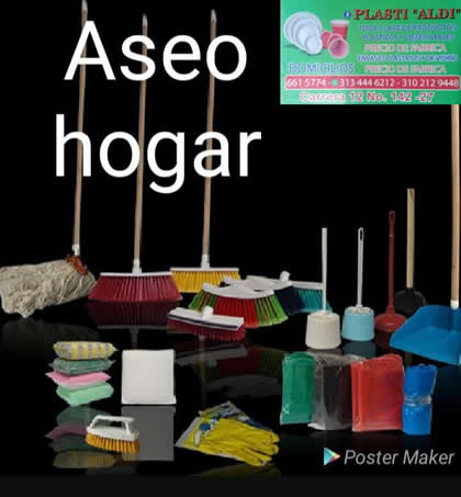 Plasti Aldi 2 Hogar.  Servicio a domicilio barrio Cedritos, norte de Bogotá.  Venta de productos plásticos y desechables, venta de productos y artículos de aseo para el hogar, oficina.  Servicio a domicilio.