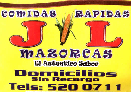 Comidas Rápidas JL - Mazorcas - El Auténtico Sabor - Servicio a domicilio comidas rápidas Barrio Prado Veraniego, Cedritos, norte de bogotá.  Mazorca desgranada, Comida mexicana, Porsiones de ensalada, Rellenos a la plancha, Pescados y mariscos, especialidades a la plancha, Hamburguesas, Perros calientes, Pinchos.