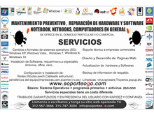 Soporte OgO. Soporte, mantenimiento y reparación de computadores, teblets, portátiles, impresoras, pc, equipos en Bogotá. Domicilios. 