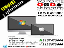 Soporte OgO. Soporte, mantenimiento y reparación de computadores, teblets, portátiles, impresoras, pc, equipos en Bogotá. Domicilios. 