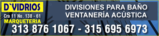 DVIDRIOS. Venta e instalación de Vidrios y espejos barrio Cedritos, norte de Bogotá. Aluminios. Ventanería en aluminios. Divisiones para baños. Marquesinas. Puertas. Películas de seguridad. Ventanería. Vidriería.